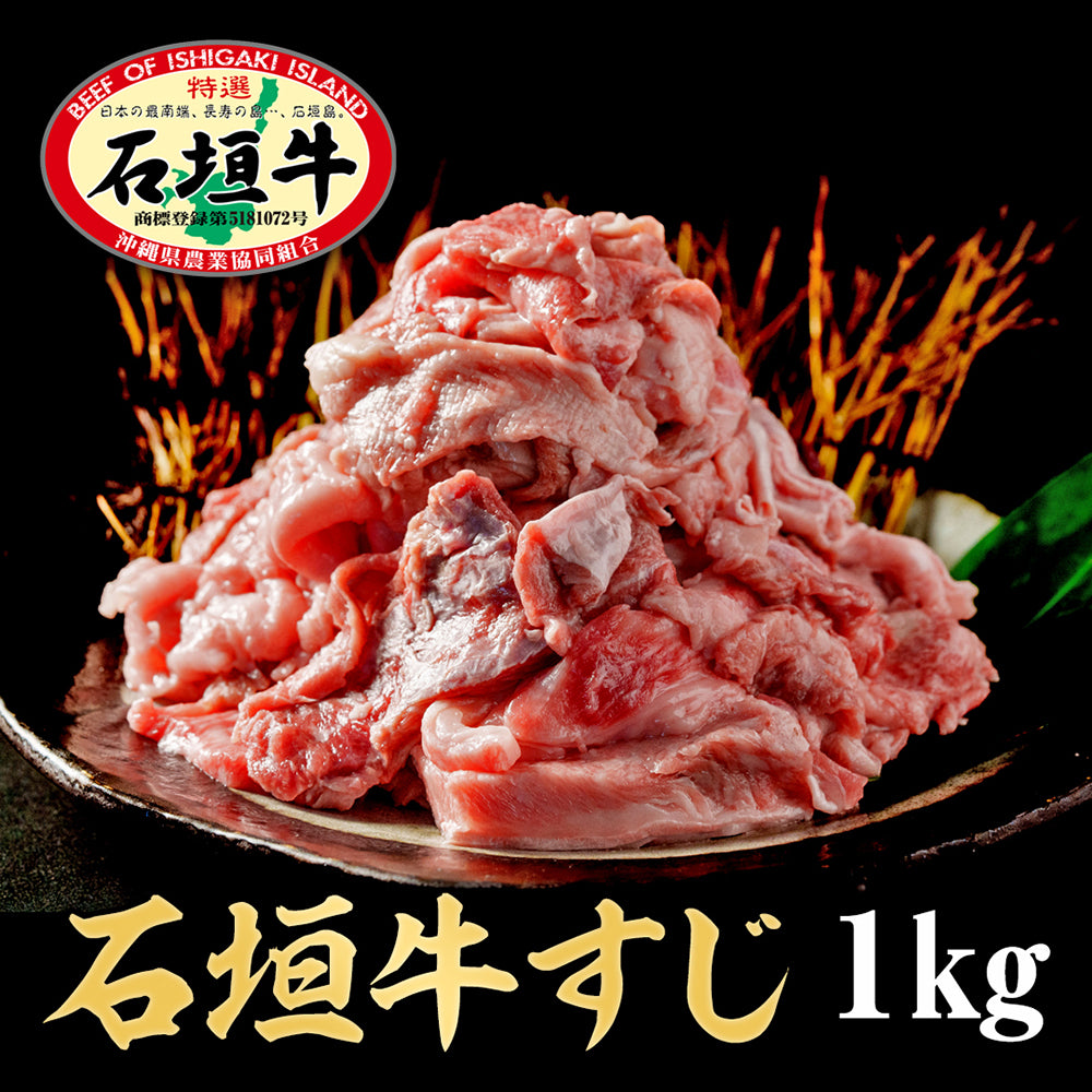 【国産黒毛和牛スジ肉】石垣牛すじ【国産ブランド牛】