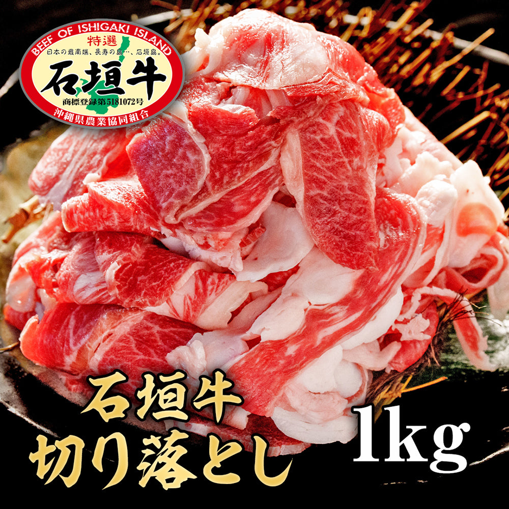 【石垣島から直送】石垣牛切り落とし肉【国産ブランド牛】