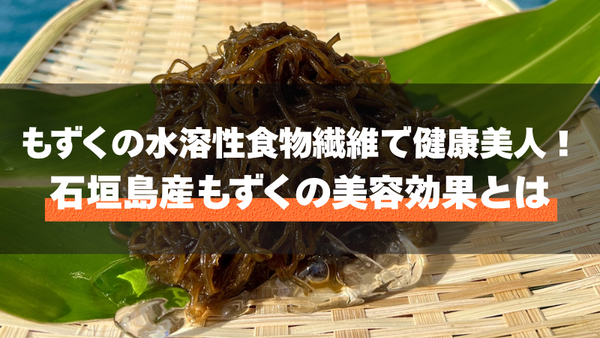 【最新版】もずくの食物繊維で健康美人になる方法！美容効果を徹底解説
