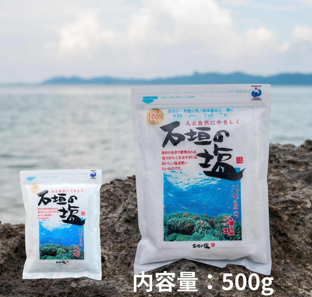 【石垣の塩】石垣島の海水で作った塩【180g・500g】