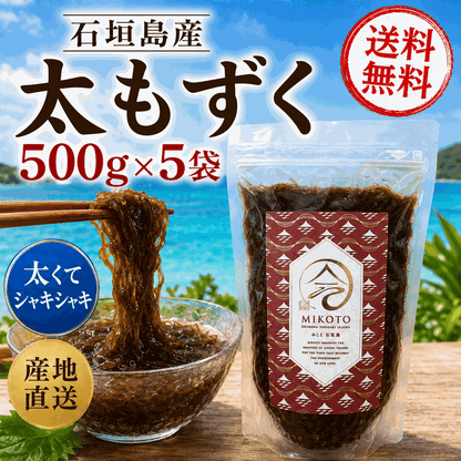 石垣島産 太もずく通販｜毎日の食卓に – アイショップいしがき